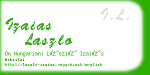 izaias laszlo business card